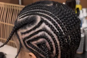 full head weave hair extension service at Jamaica Avenue beauty salon