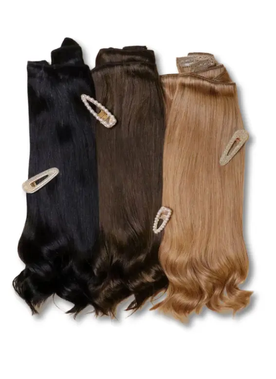 different hair extension colors available at beauty salon in Jamaica Queens