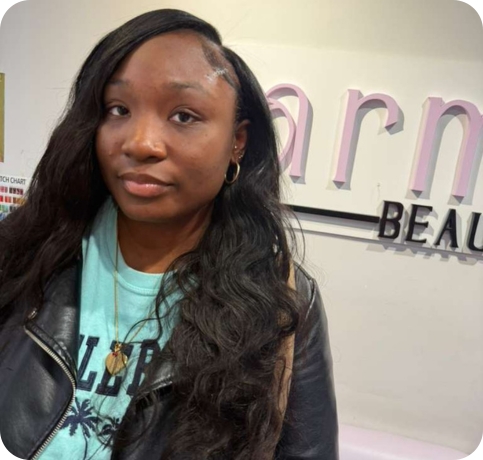 Karmi Beauty Salon sew in styling